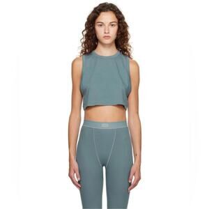 Skims boyfriend tank top color‎ kyanite